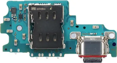 Produktbild von Original Ladebuchse SIM Platine Mikrofon USB Dock System Connector Für Samsung Galaxy S21 FE SM-G990B & Werkzeug