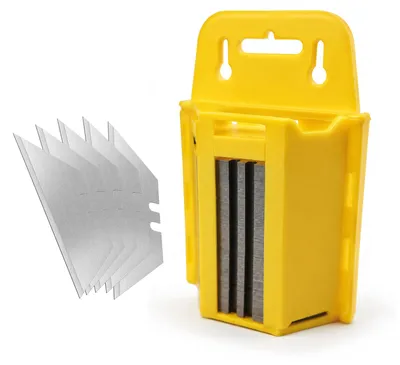 Produktbild von Bituxx 100x Trapezklingen 50 mm für Cuttermesser & Hobel – Ersatzklingen MS-20110