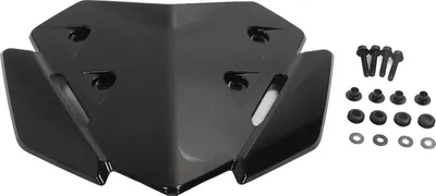 Productafbeelding van Windscherm voor motorfiets, beschermplaat, luchtstroomafvoer voor Xmax 125 250 300, zwart