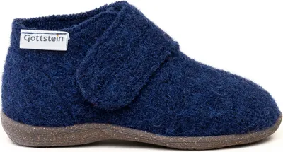 Produktbild von Gottstein Alpine Racer RU Hausschuh Hausschuh mit optimaler Passform, Rutsch- und wasserfeste Gummisohle, Seitlicher Klettverschluss