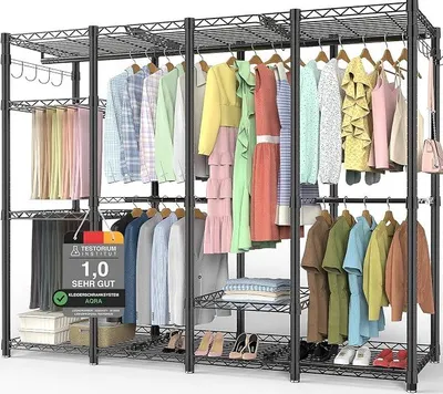Imagen del producto de Armario resistente para ropa, estructura metálica, color