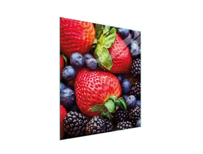 Produktbild von Glasschneidebrett 45x52 Erdbeeren