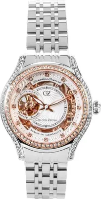 Produktbild von Carl von Zeyten CVZ0069RWMS Damenuhr Seewald Automatik Limited Edition 38mm 5ATM