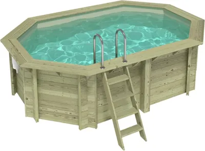 Produktbild von Pool NEMO 4.3 x 3 - H.1.18 m, sandfarben, auf Rahmen - ohne Betonieren