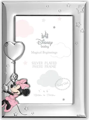 Produktbild von ZEP Baby Minnie 2 – silberner Bilderrahmen für Fotos im Format 10 x 15 cm