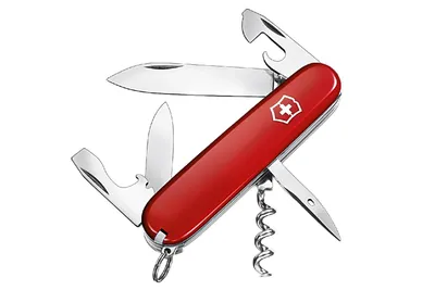 Produktbild von Victorinox Spartan, Slip joint knife, Multi-Tool-Messer, Cellidor, ABS Synthetik, Rot, Edelstahl, 12 Werkzeug