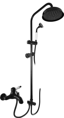 Immagine prodotto di LABE - Vasca da bagno con miscelatore, Nero - opaco L554.5/7CMAT, RAV Slezák
