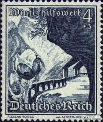 Produktbild von Briefmarken Deutsches Reich 1938 Mi 676 gestempelt Winterhilfswerk:Landschaften/Blumen