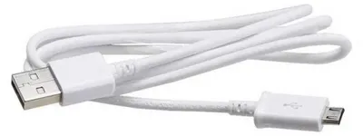 Immagine prodotto di Cavo dati ECB-DU4AWE Samsung microUSB bianco (in blocco)