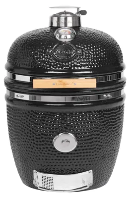 Produktbild von Kamado Grill, groß - 49 cm Grillfläche - Keramik - Schwarz