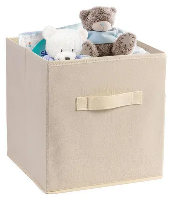 Stoff-Aufbewahrungsbox 33x33x33 cm, faltbar, mit Griffen