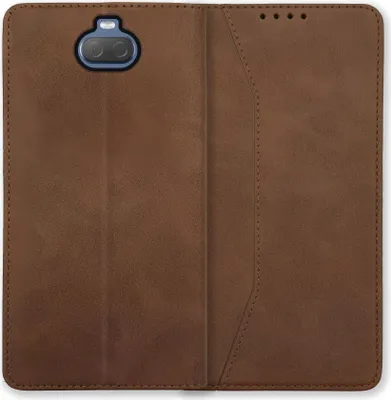 Produktbild von Bookstyle 'Premium' Schutzhülle Klapphülle Schutztasche Etui Cover für Sony Xperia XA3 / Xperia 10 - Braun
