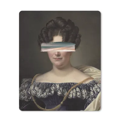 Produktbild von MuchoWow® Mauspad Mousepad Johanna Henriëtte Engelen - Dubois Drahonet - Pastell 19x23 cm - Mousepads - Maus Mat - Pad - Mausunterlage - Mauspads - Spielen