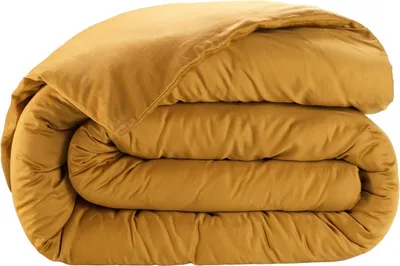 Image de Housse de couette en satin de coton Uni