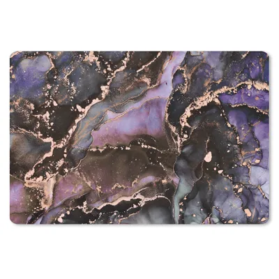 Produktbild von MuchoWow® Schreibtischunterlage Marmor - Gold - Rosa 60x40 cm - XXL Mauspad - Großes Mauspad