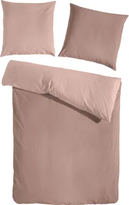 Produktbild von Primera Flanell Bettwäsche 135x200 cm + 80x80 cm Altrosa warm