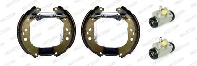 Produktbild von FERODO Bremsensatz Trommelbremse Hinten für FIAT DOBLO Kasten/Kombi (263) FMK623