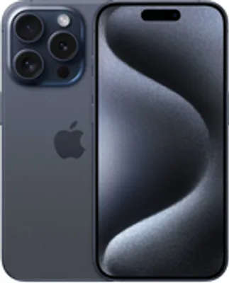 Produktbild von Apple iPhone 15 Pro , 15,5 cm (6.1"), 2556 x 1179 Pixel, 256 GB, 48 MP, iOS 17, Titan, Blau