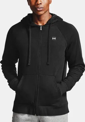 Immagine prodotto di Under Armour Rival Fleece Hoodie Full Zip - 1357111, colore:Nero, tessuto:M