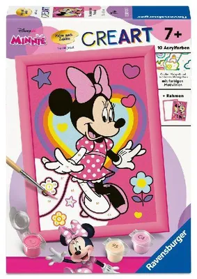 Produktbild von Ravensburger CreArt - Malen nach Zahlen 12023108 - Bezaubernde Minnie - Kinder ab 7 Jahren