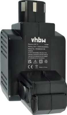 Produktbild von vhbw Akku Ersatz für Hilti BP60, 331530, BP40, BP72 für Werkzeug (2500 mAh, NiMH, 24 V)
