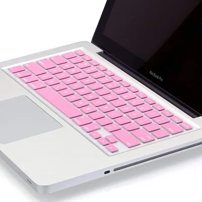 Produktbild von Tastaturschutzhülle für ältere MacBook Pro 13, 15 und 17 Zoll sowie MacBook Air 13 Zoll, iMac Wireless Keyboard, Apple Computerzubehör: Silikon-Tastaturschutzhülle