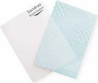 Produktbild von Sandras Embossing-Prägefolder/ -schablone 10,8x15cm Quiltblöcke