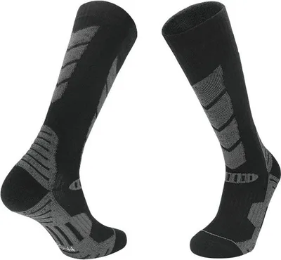Produktbild von Merinowoll-Skisocken - 2 Paar knielange Skisocken, winterwarme Snowboard-Thermosocken, Kälteschutzsocken für Herren Damen