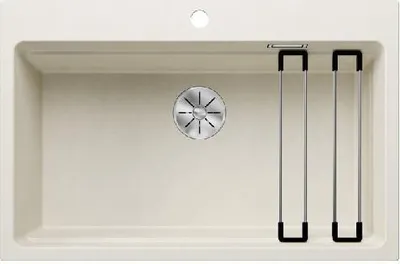 Zdjęcie produktu dla Blanco Etagon 8 - Zlewozmywak silgranitowy, 780x510 mm, z akcesoriami, InFino, biały 527079