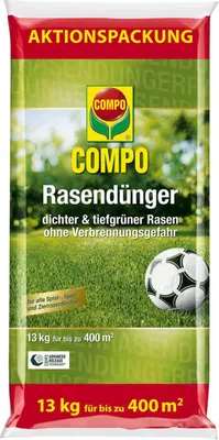 Produktbild von COMPO Rasendünger Aktionspackung für bis zu 400 m² - 13 kg