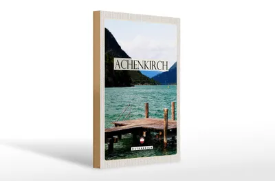 Produktbild von Holzschild Reise 20x30cm Achenkirch Österreich Familienurlaub