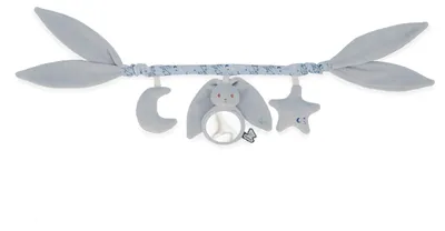Produktbild von Kaloo Kinderwagenkette blau - Baby Aktivitätskette mit Hase