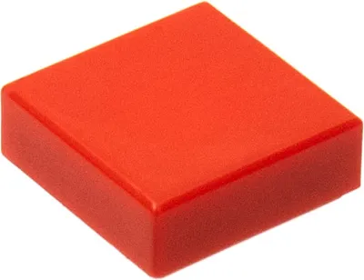 Immagine prodotto di 1 pezzo LEGO, parte c. 3070 in rosso