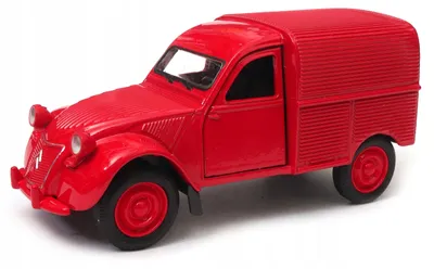 Produktbild von Welly Citroen 2CV Fourgonnette Modellauto Rot 1:34-39