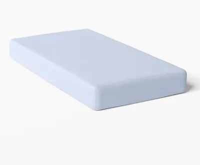 Produktbild von Eevi Spannbettlaken Baumwolle 120x60 Hellblau Kinderbett