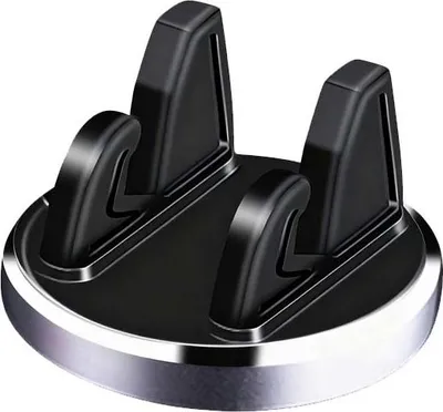 Produktbild von Schwarze Auto-Handyhalterung: 360° drehbar mit Saugnapf/Silikon. Perfekt für Navi & Anrufe. Stabil für jedes Fahrzeug, einfach zu montieren