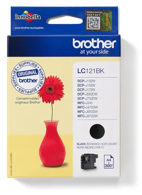 Image de Brother LC-121BK - Encre pigmentaire - 300 pages