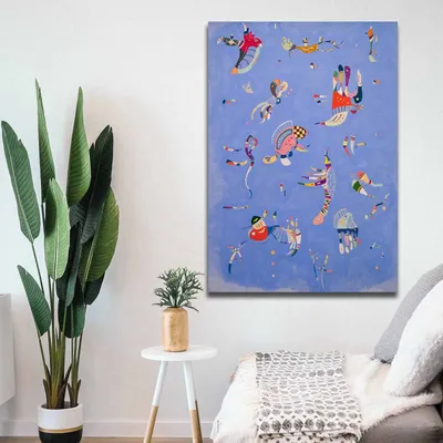 Zdjęcie produktu dla Wallity, 70100KANDINSKY033- VSL1168, Kolorowy, Wydruki na płótnie, 70 x 100 cm, 100% płótno