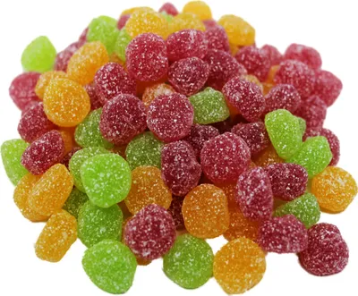 Image de Gomme fruitée Berries mélange acidulé sucré petites boules 300g