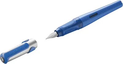 Produktbild von Pelikan 824446, Blau, Kartuschenfüllsystem, Blau, Edelstahl, Linkshändig, 1 Stück(e)