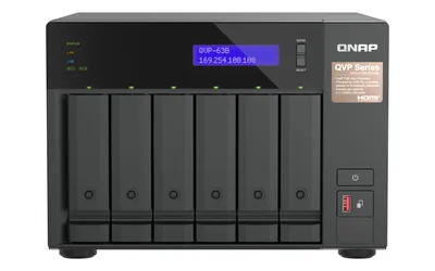 Produktbild von QNAP NVR QVP-63B Appliance 8ch embedded