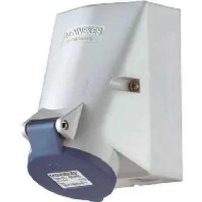 Produktbild von Wanddose TwinCONTACT 32A,4p,6h,400V,IP44 421