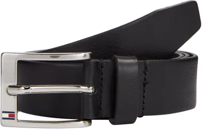 Produktbild von Tommy Hilfiger Herren Gürtel New Aly Belt Ledergürtel, Schwarz (Black), 90 cm