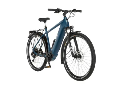 Produktbild von FISCHER E-Bike Pedelec Trekking Viator 8.0i Diamant, Rahmenhöhe 55 cm, 28 Zoll, Akku 711 Wh, Mittelmotor, Kettenschaltung, LCD Display, sattblau