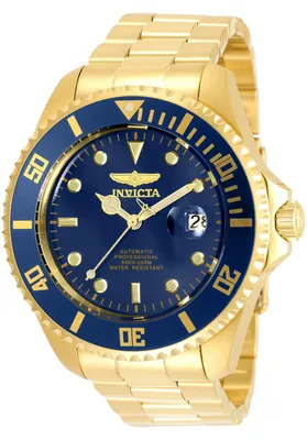 Produktbild von Invicta Pro Diver 35726 Herrenuhr - Automatikwerk - Edelstahl mit blauem Zifferblatt - 47 mm