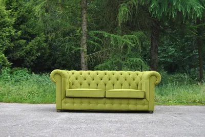 Produktbild von Chesterfield 2 Sitzer Couch Polster Textil Samt Couchen Sitz Wohnzimmer Sofa Neu