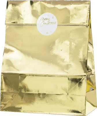 Produktbild von Edle Geschenktasche goldfarben 30 x 40 x 5 cm - Einheitsgröße