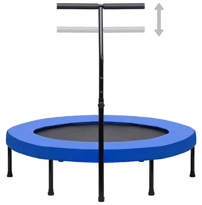 Produktbild von vidaXL Fitness Trampolin mit Griff und Sicherheitspolster 122 cm