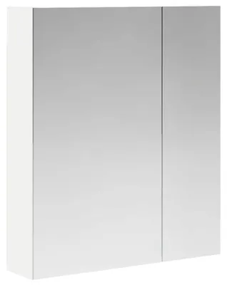 Image de Armoire Miroir de Salle de Bain Blanc 60 x 14,5 x 70 cm