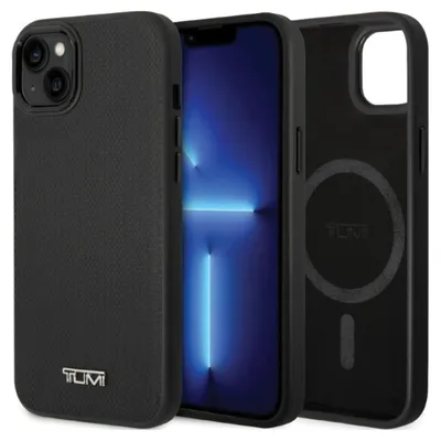 Image de Tumi Tuhmp14Srbak Iphone 14 / 15 / 136,1 Czarny/Black Hardcase Leather Balistic Pattern Magsafe